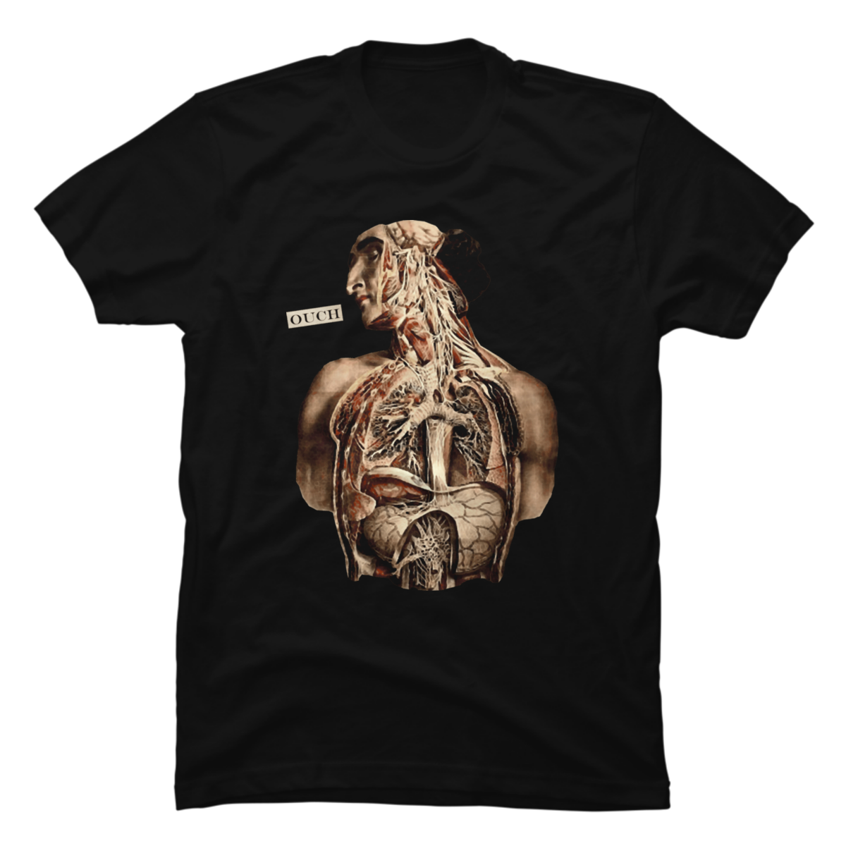 human anatomy t-shirt